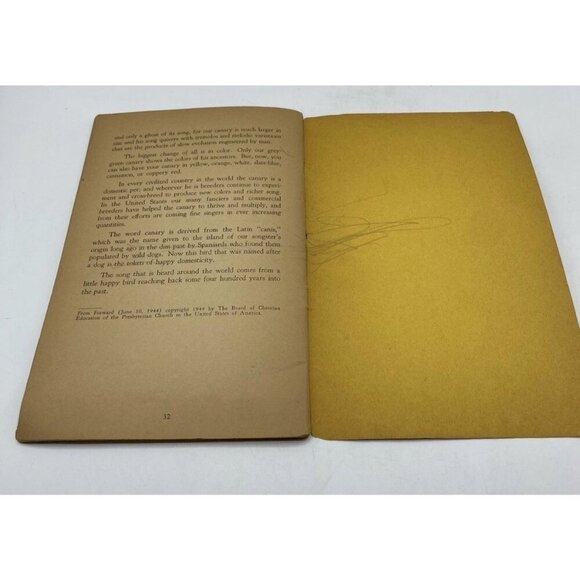 The Canary Owner's Handbook Will Gerber 1950 Long Life & Happy Song Well Loved - Picture 9 of 16